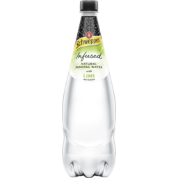 Schweppes Lime Natural Mineral Water 1.1L