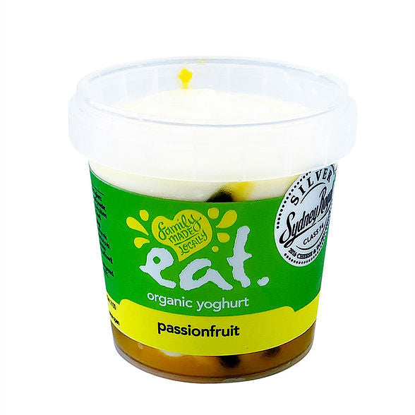 550g Eat Organic Yoghurt Passionfruit
