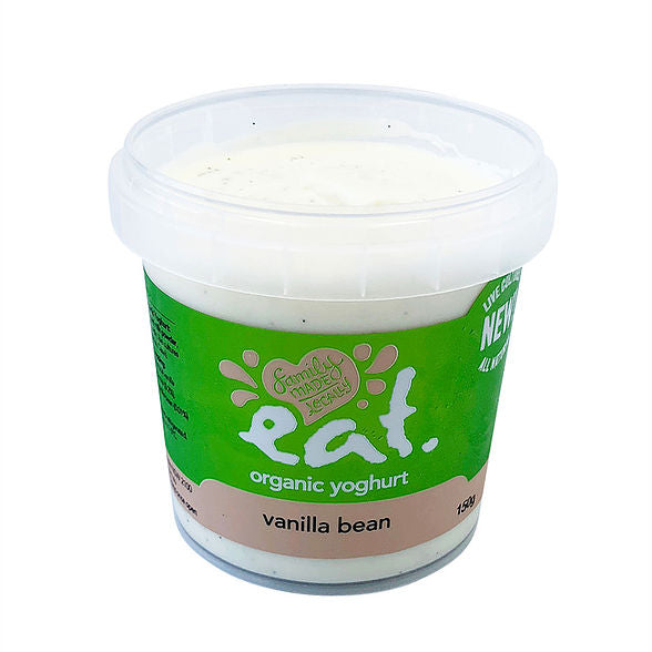 550g Eat Organic Yoghurt Vanilla Bean