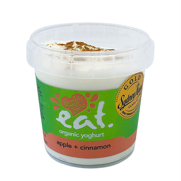 550g Eat Organic Yoghurt Apple + Cinnamon