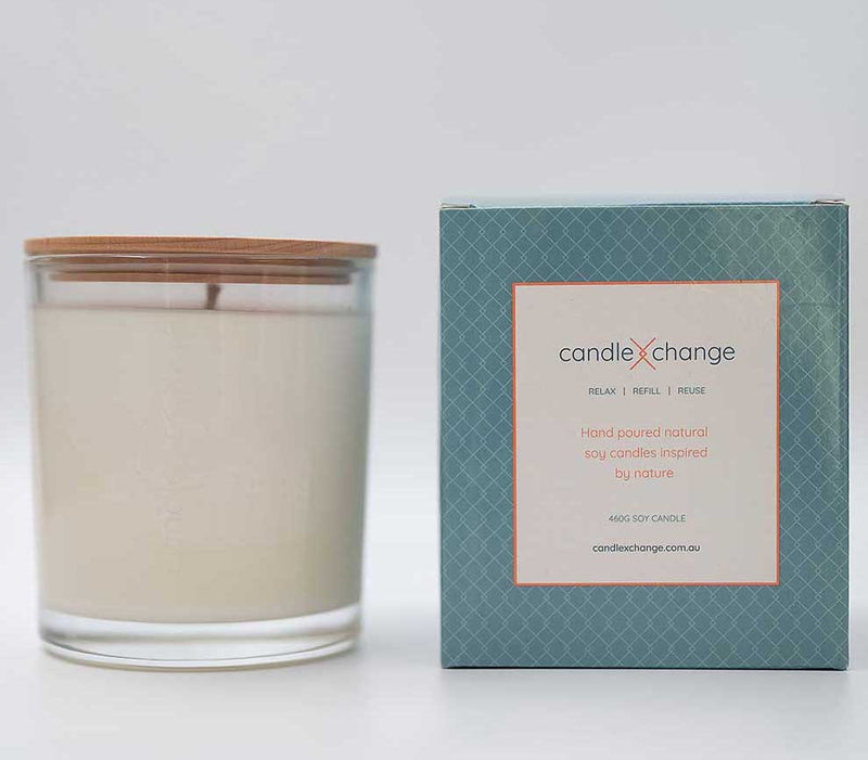 NEW - Jasmine & Mint 460g Glass Candle