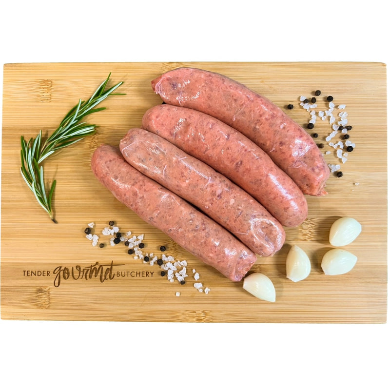 4 x Beef Smokey Texan Sausages (approx. 480g -530g)