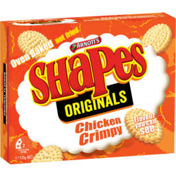 Arnott's Original Chicken Crimpy Shapes 175G