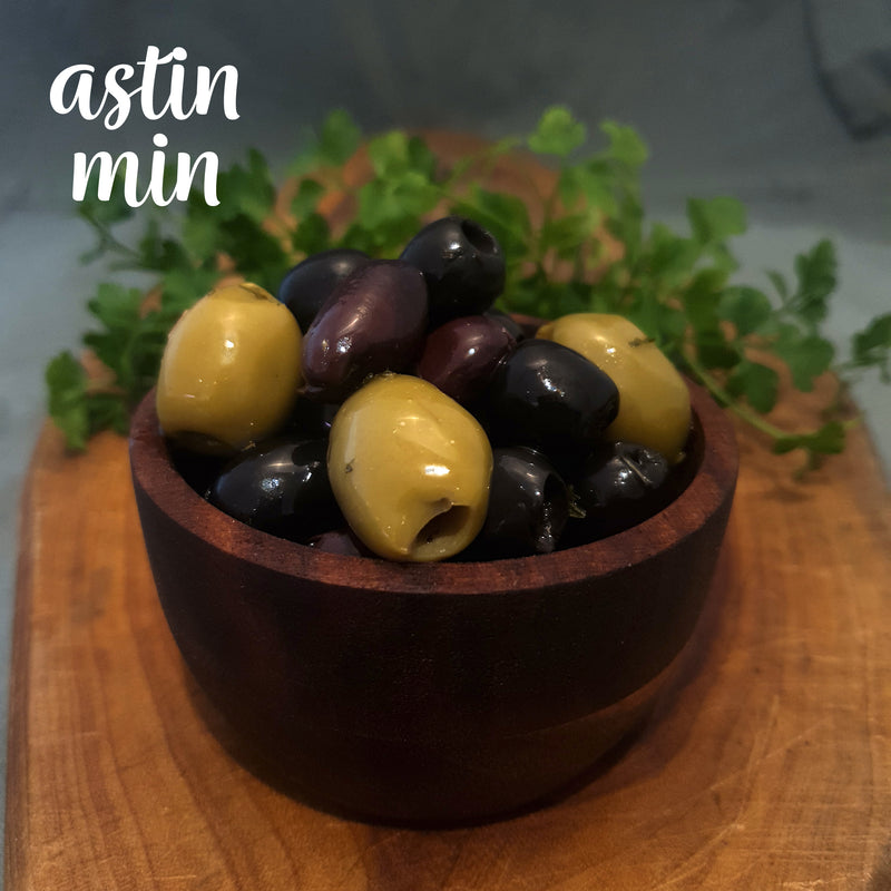 Olives Mixed Marinated Pitted approx 200g