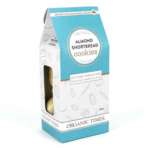 Organic Times Almond Shortbread Cookies 150g