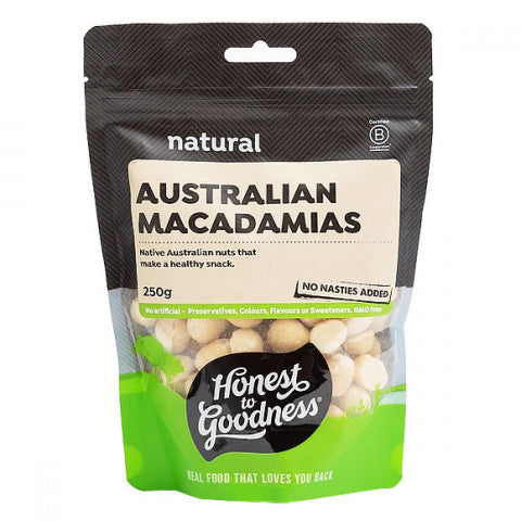 Honest To Goodness Australian Macadamias 250g