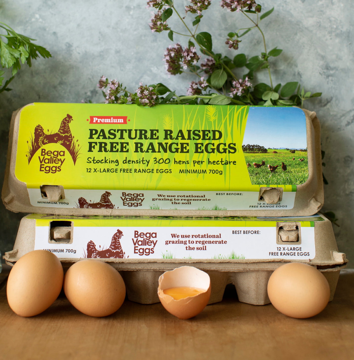 Pasture Raised Free Range Eggs (dozen) - 700g min