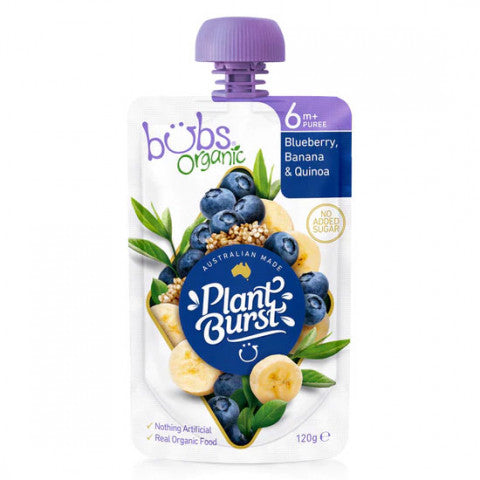 Organic Bubs Blueberry, Banana and Quinoa 120g