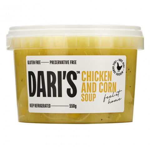 Dariís Chicken and Corn Soup