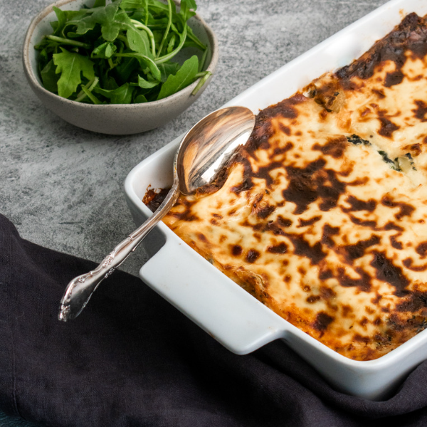 Gavin's Super Green Ricotta Bake (Vg)