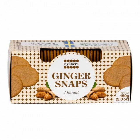 Viking Ginger Snaps Almond Biscuits 150g