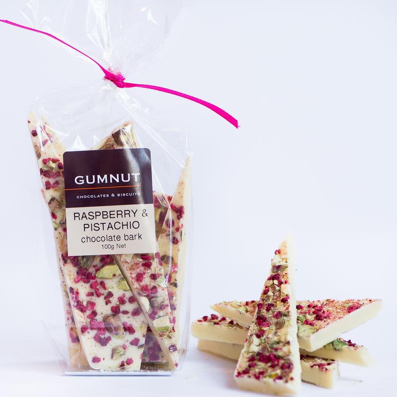 White Chocolate Raspberry & Pistachio 100g