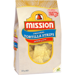 Mission Original White Corn Tortilla Strips 230G