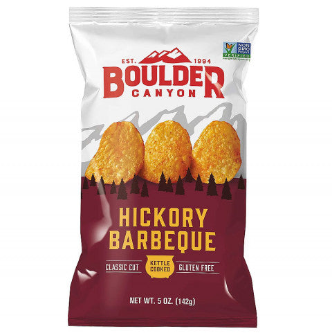 Boulder Canyon Hickory BBQ Chips 142g