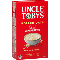 Uncle Tobys Australian Quick Rolled Oats 500G