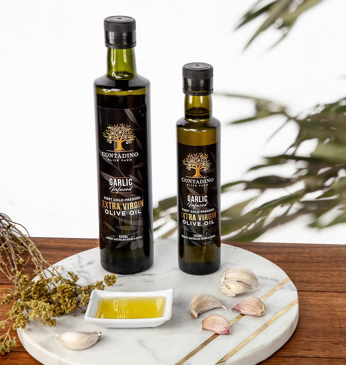 Australian Extra Virgin Olive Oil Garlic Infused - 250ml