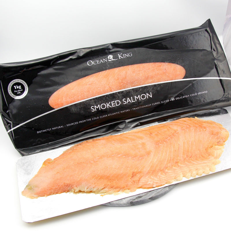 Thinly Sliced Smoked Salmon 1kg