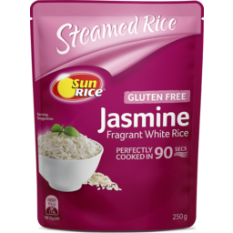 Sunrice 90 Second Microwavable Jasmine Rice 250G