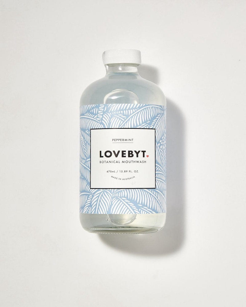 LOVEBYT Antibacterial Peppermint Mouthwash - 470ml