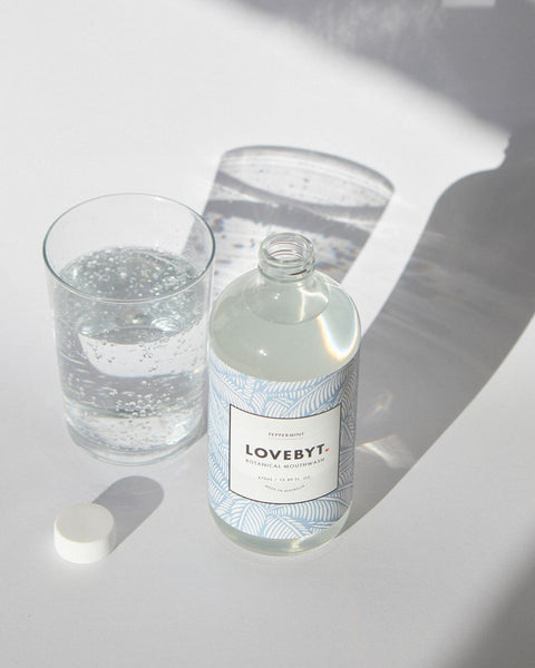 LOVEBYT Antibacterial Peppermint Mouthwash - 470ml