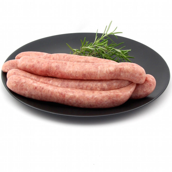 Thin Pork Sausages X 6 (approx. 470g- 520g)