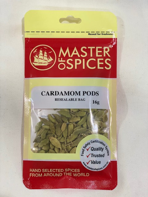 Master of Spices - Cardamom Pods 16g