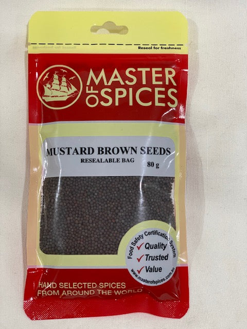Master of Spices - Mustard Brown Seeds 80g