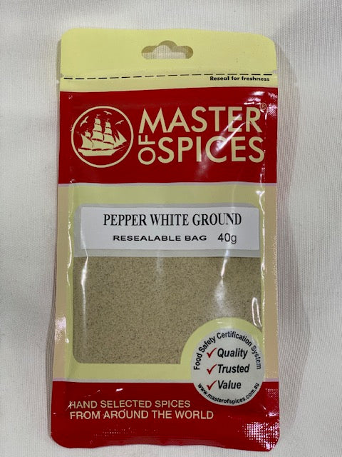 Master of Spices - Pepper White Ground 40g