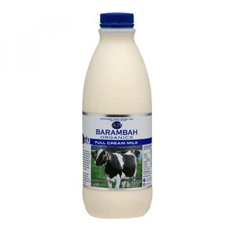 Barambah Milk (cow) Full Cream Unhomogenised 1L