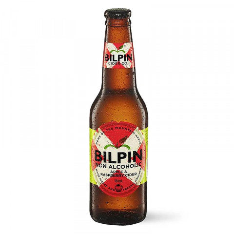Bilpin Cider Co. Non Alcoholic Apple and Raspberry Cider 330ml