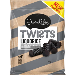 Darrell Lea Twisted Raspberry Liquorice 280G