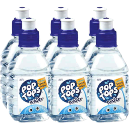 Pop Tops Water 6X250ml