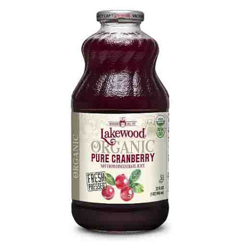 Lakewood Organic Cranberry Juice 946ml