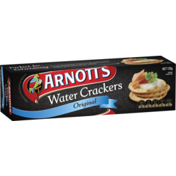 Arnott's Original Water Crackers 125G