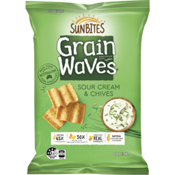 Sunbite Grain Waves Sour Cream & Chives 170G