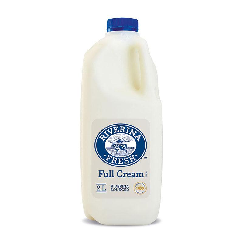 Riverina Fresh 2lt bottle of milk