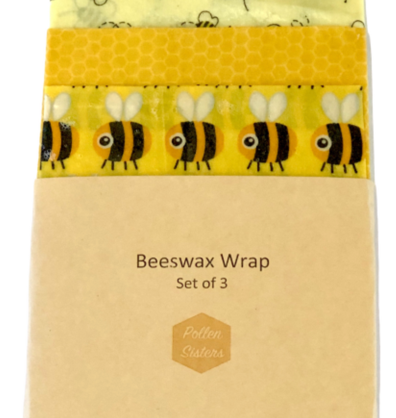 Bees Wax Wraps Set of 3