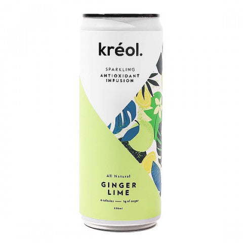 Kreol Sparkling Sparkling Antioxidant Infusion Ginger Lime