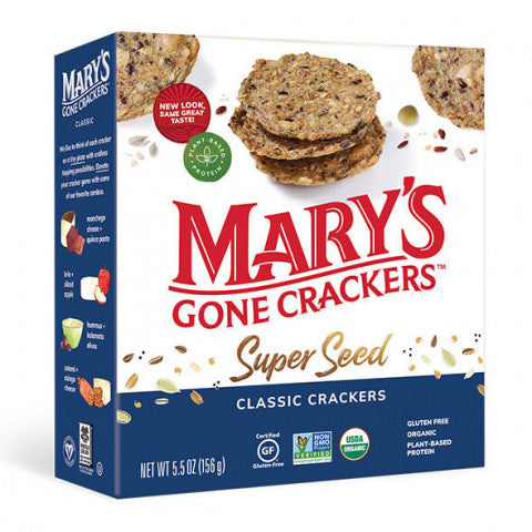 Maryís Gone Crackers Super Seed Classic Crackers 155g