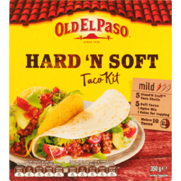 Old El Paso Hard 'N' Soft Taco Kit 350G