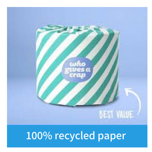 100% Recycled Toilet Paper