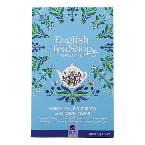English Tea Shop White Tea Blueberry and Elderflower 20 bags