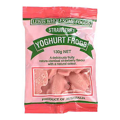 Lewis Confectionery Yoghurt Frogs Strawberry 130g – Bundlfresh