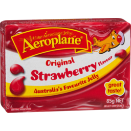 Aeroplane Strawberry Flavoured Jelly Crystals 85G