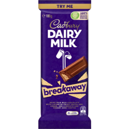 Cadbury Breakaway Chocolate Block 180G