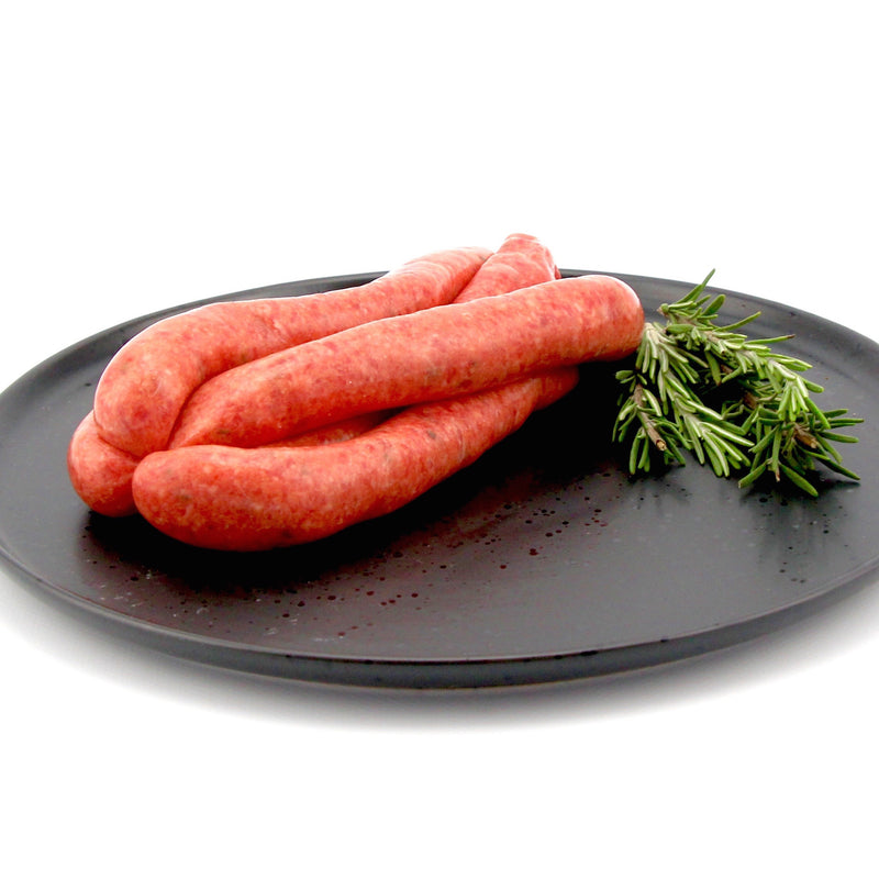 Lamb Sausages with Honey, Mint & Rosemary x 6 (approx. 430g - 480g)