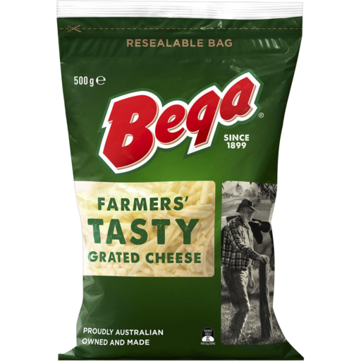 Bega Tasty Grated Cheese 500G