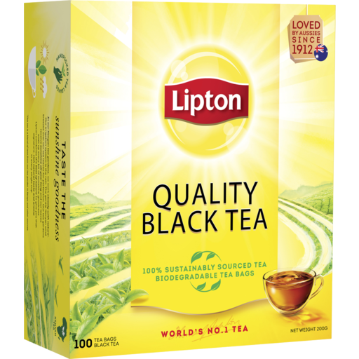 Lipton Quality Black Tea Bags 100 Pack