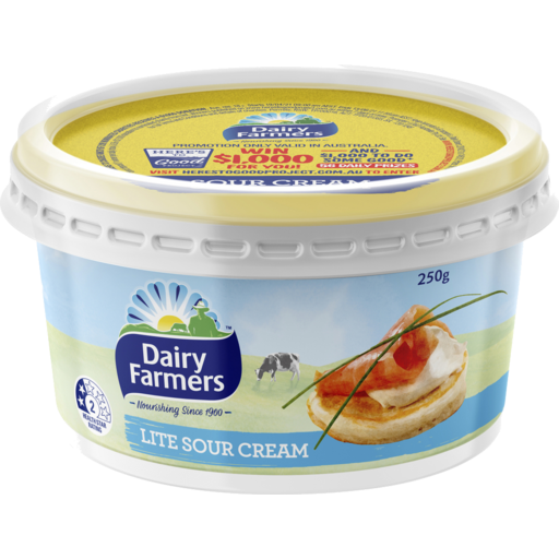 Dairy Farmers Lite Sour Cream 250G