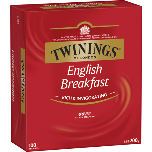 Twinings English Breakfast Tea Bag 100 Pack
